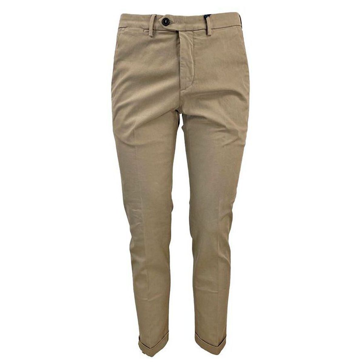 Pantalone in cotone con risvolto uomo Seventy Beige Seventy  modpt002570car220571