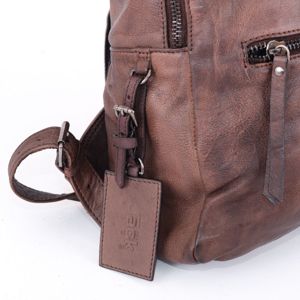 4. Zaino Nirvana in pelle The Jack Leathers Marrone The Jack Leathers nirvana