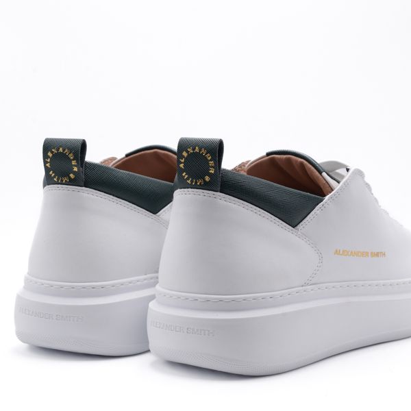 4. Baskets Wembley Alexander Smith en cuir Vert Alexander Smith asazwym-2311-wgn