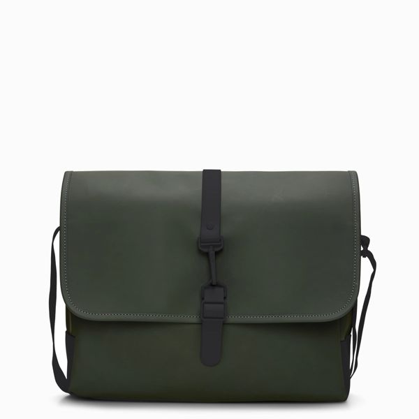 1. RAINS Messenger Bag Green RAINS