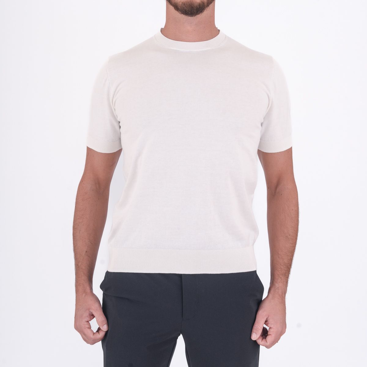 Tシャツ・カットソー PAOLO PECORA Men T-shirt Grey A010F200 2409 PAOLO PECORA: T-shirt men - Grey | Paolo Pecora t-shirt