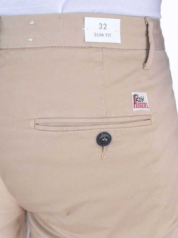 4. Pantalone in cotone | per un look versatile Beige ROY ROGER'S rru013c9250112