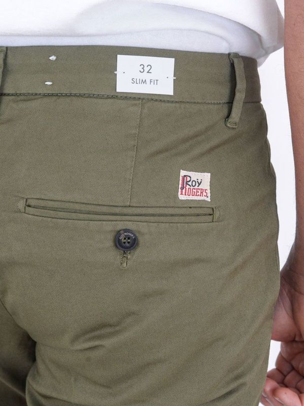 4. Pantalone in cotone | per un look versatile Verde ROY ROGER'S rru013c9250112