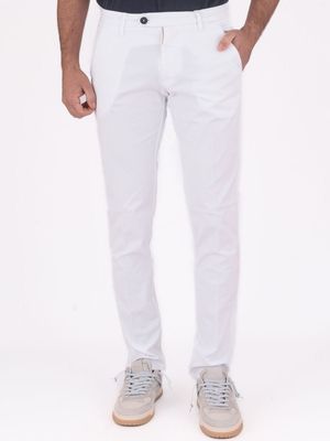 1. Pantalone in cotone | per un look versatile Bianco