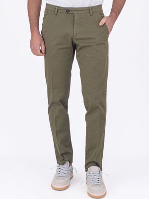 1. Pantalone in cotone | per un look versatile Verde