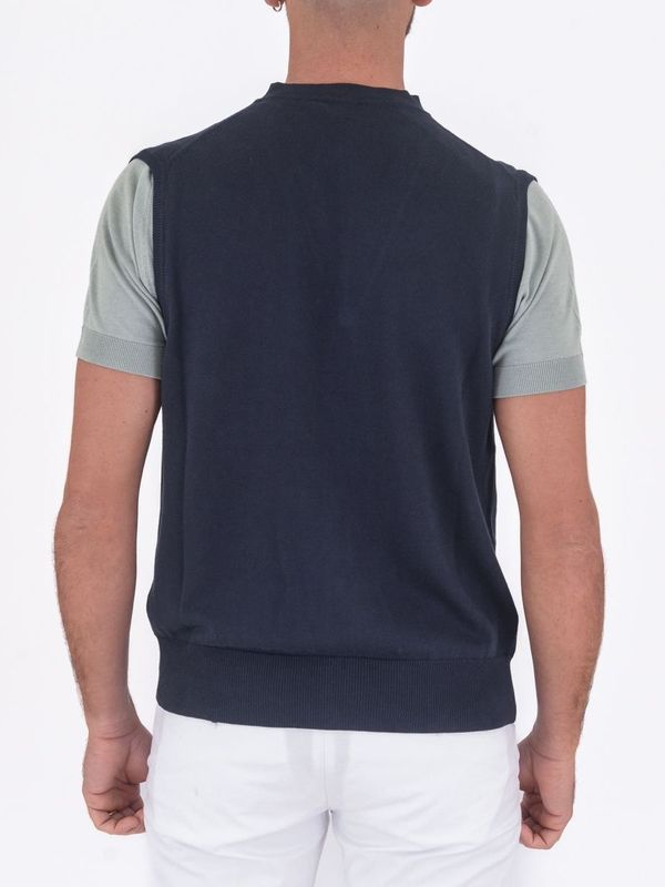 3. Gilet in cotone | raffinatezza e comfort Blu ROY ROGER'S rr222cl89xxxx