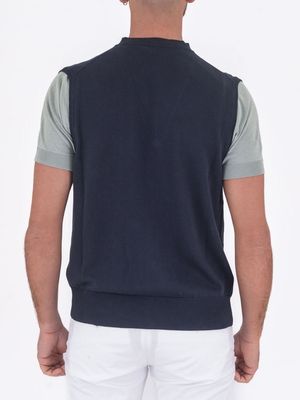 3. Gilet in cotone | raffinatezza e comfort Blu