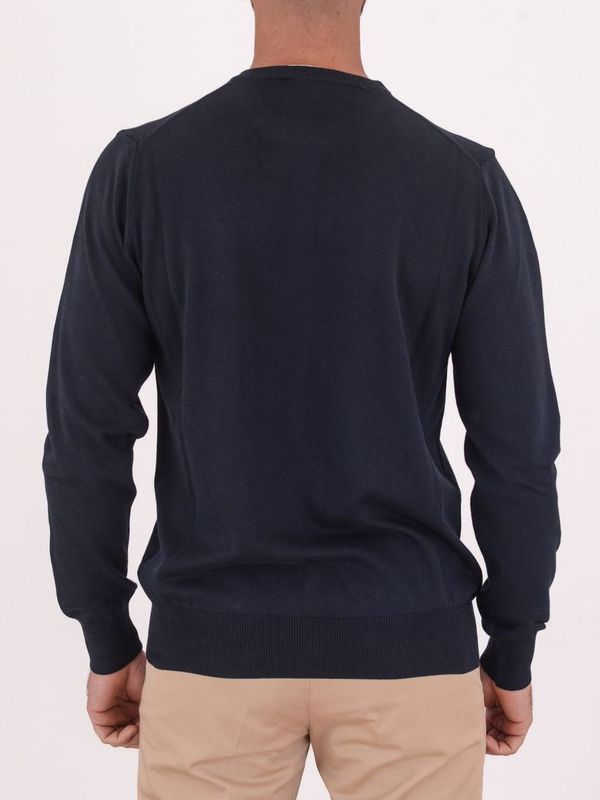 3. Pure cotton sweater | essential and refined Blue ROY ROGER'S rru90178cl89xxxx