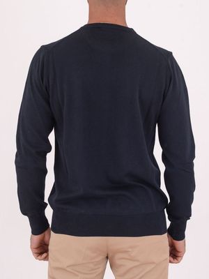 3. Pure cotton sweater | essential and refined Blue