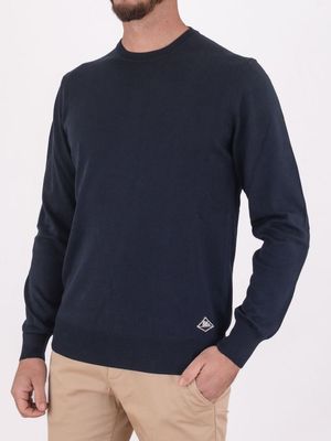 2. Pure cotton sweater | essential and refined Blue
