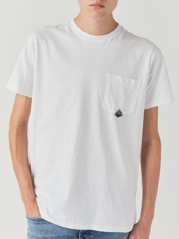 1. Cotton T-Shirt | Basic that everyone wants White ROY ROGER'S rru90048ca16011