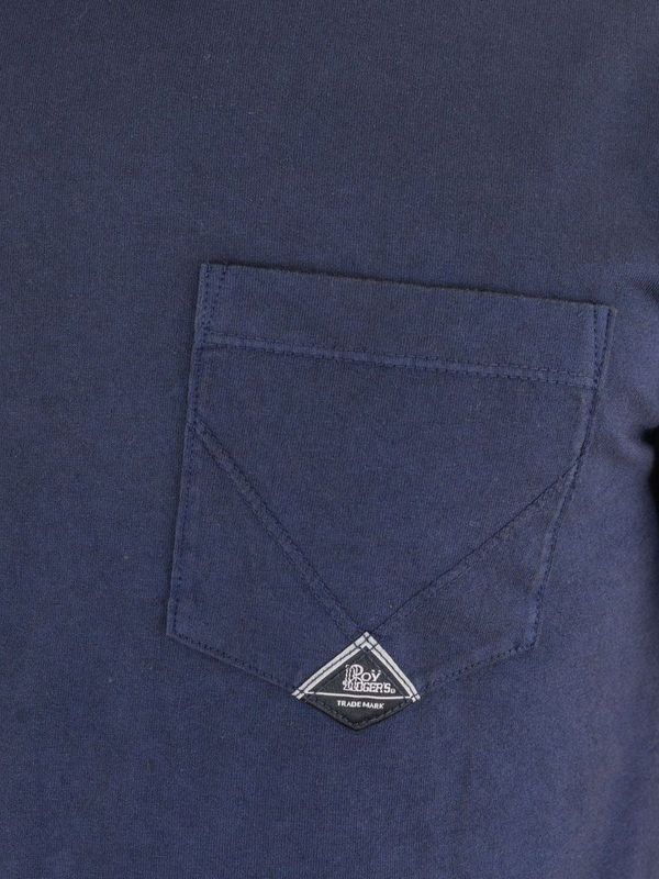 4. T-Shirt in cotone | basic che tutti vogliono Blue ROY ROGER'S rru90048ca16011