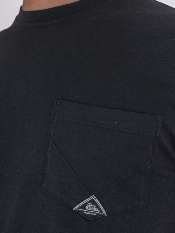 4. Cotton T-Shirt | Basic that everyone wants Black ROY ROGER'S rru90048ca16011