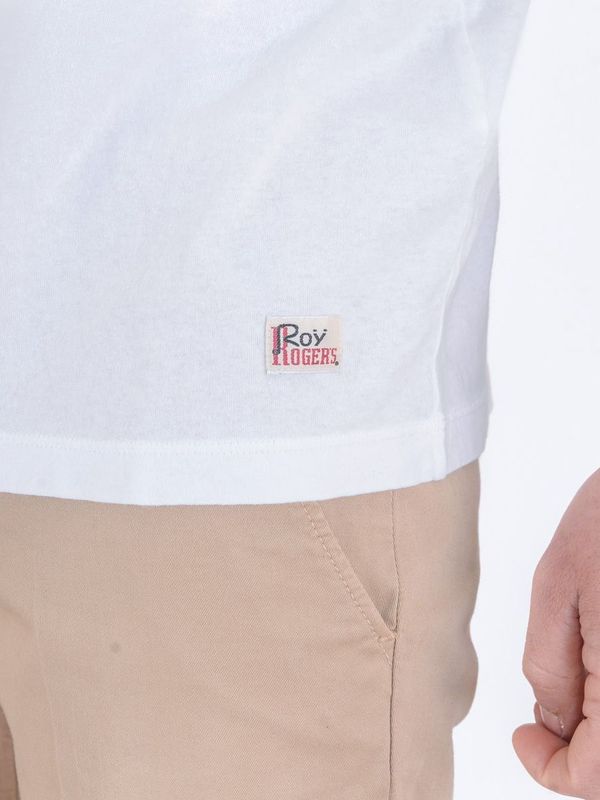 4. Cotton T-Shirt | basic to keep in the closet White ROY ROGER'S rru90049c748011