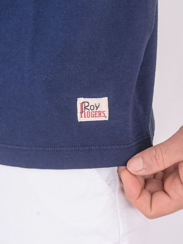 4. Cotton T-Shirt | basic to keep in the closet Blue ROY ROGER'S rru90049c748011