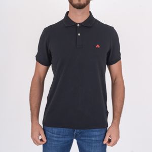 1. Polo in poliammide a maniche corte Nero Peuterey peu546999011993