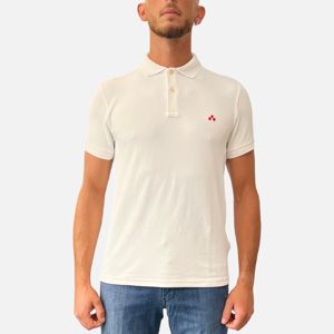 1. Short-sleeved polyamide polo shirt White Peuterey peu546999011993