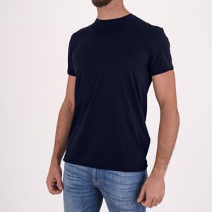2. T-shirt avec logo Oxford | Minimalisme raffiné Bleu Noir RRD 25216oxfordlogoshirty