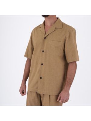 2. Overshirt in cotone | casual e raffinato Beige Paolo Pecora Milano g0830191