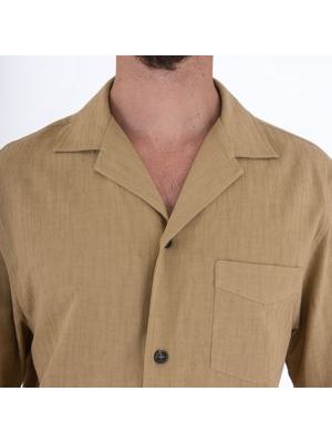 4. Overshirt in cotone | casual e raffinato Beige Paolo Pecora Milano g0830191