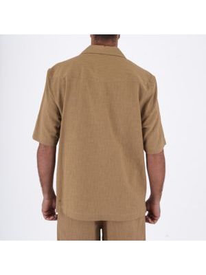 3. Overshirt in cotone | casual e raffinato Beige Paolo Pecora Milano g0830191