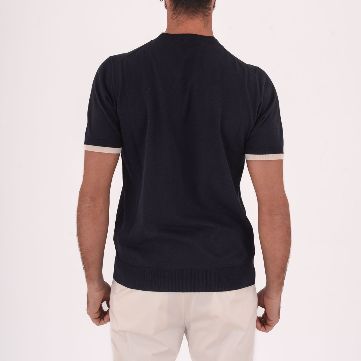 Tシャツ・カットソー PAOLO PECORA Men T-shirt Black F0814054 9000 T-SHIRT PAOLO PECORA - 1101 BIANCO OTTICO - 10Decimi