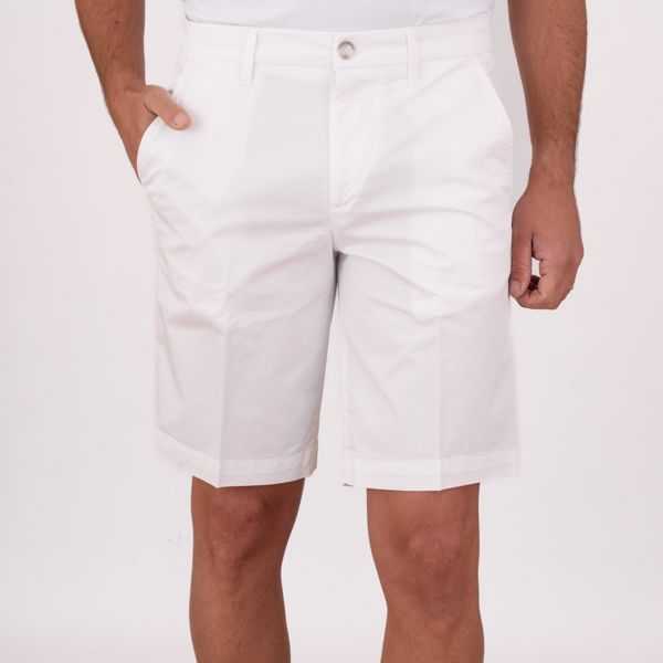 1. Bermuda in misto coton e Clyocel Bianco Re-Hash bb322277