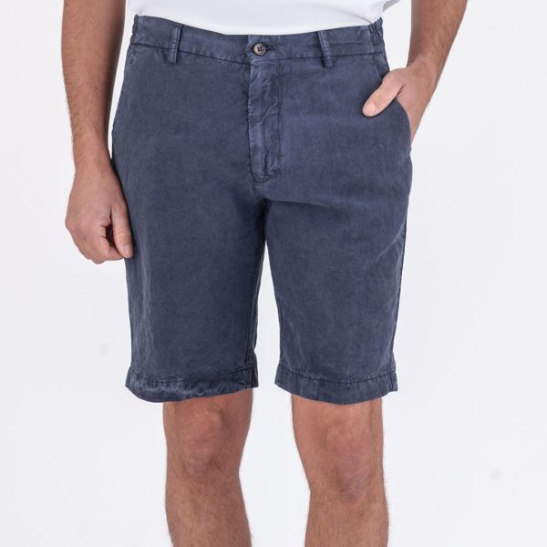 1. Bermuda shorts in linen and Lyocel blend Avio Berwich pu17ber_mudaelax-gdol0760
