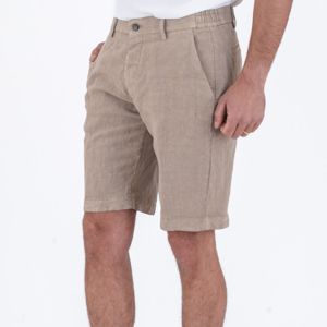 2. Bermuda shorts in linen and Lyocel blend Beige Berwich pu17ber_mudaelax-gdol0760