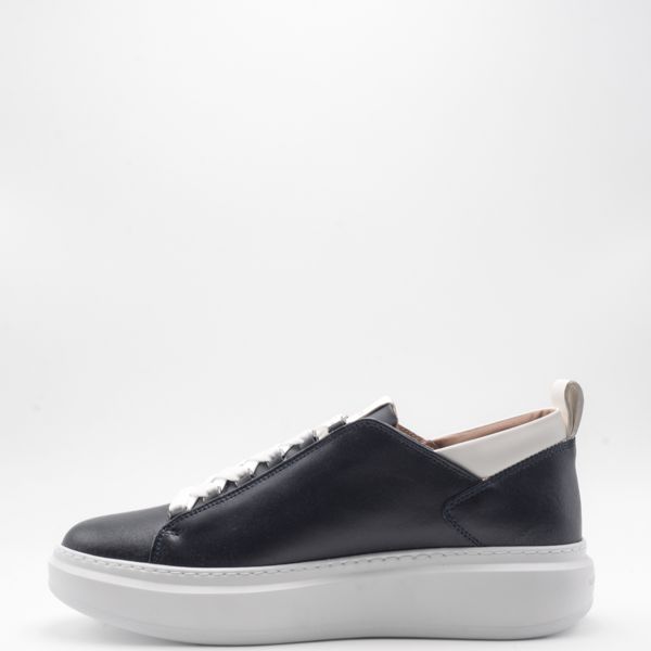 3. Baskets Wembley avec détails blancs Bleu Alexander Smith asbbwym-2263-lwt