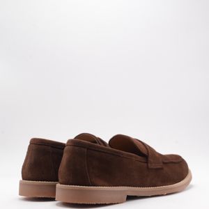 4. Mocassins en daim avec bande Brun MARECHIARO 1962 7768