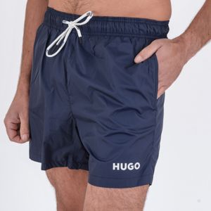 4. Boxer mare a media lunghezza con logo a contrasto Blu Hugo 50469312