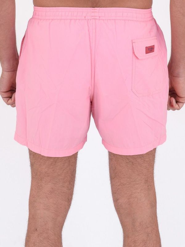 3. Costume boxer heritage tinta unita in poliammide Rosa ZEYBRA aub006