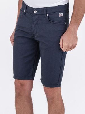 2. Bermuda 5 tasche in gabardina slim fit Blu