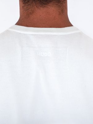 4. Pull ras du cou HUGO pour homme à texture légère Blanc Hugo 50532074