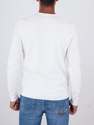 3. Pull ras du cou HUGO pour homme à texture légère Blanc Hugo 50532074