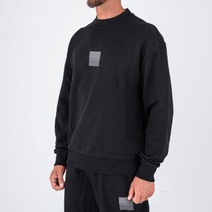 2. Felpa Uomo HUGO in Cotone con Stampa Logo Frontale e Posteriore Nero Hugo 50542847