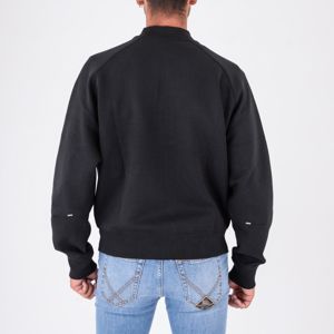 3. HUGO Men's Cotton Zip-Up Sweatshirt with Sleeve Pocket Black Hugo 50542590