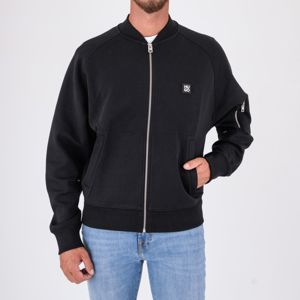 1. HUGO Men's Cotton Zip-Up Sweatshirt with Sleeve Pocket Black Hugo 50542590
