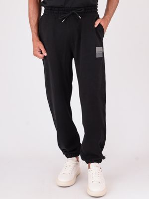 Pantalone Tuta Uomo HUGO in Cotone con fondo Elasticizzato Nero Hugo