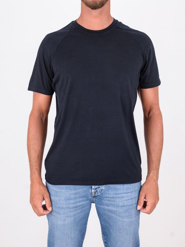 1. T-shirt à manches courtes en coton et lyocell pour homme Paul&Shark Bleu PAUL & SHARK 15311600