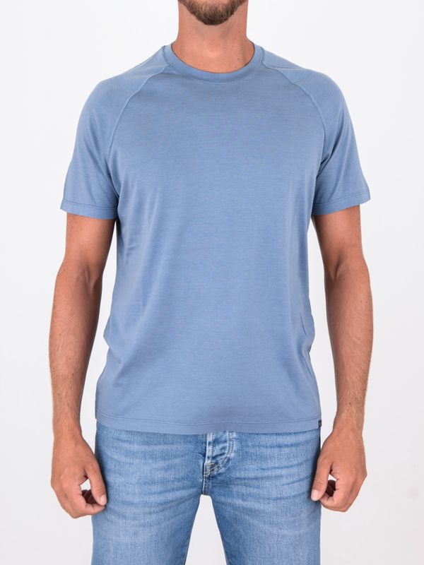 1. T-shirt à manches courtes en coton et lyocell pour homme Paul&Shark Céleste PAUL & SHARK 15311600