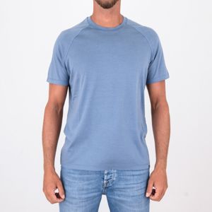 1. Paul&Shark Men's Short-Sleeved Cotton and Lyocell T-Shirt Celeste PAUL & SHARK 15311600