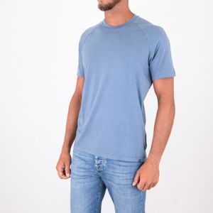 2. Paul&Shark Men's Short-Sleeved Cotton and Lyocell T-Shirt Celeste PAUL & SHARK 15311600