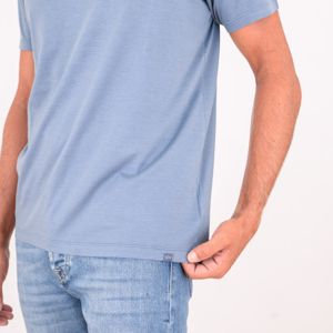 4. Paul&Shark Men's Short-Sleeved Cotton and Lyocell T-Shirt Celeste PAUL & SHARK 15311600