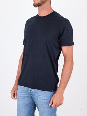 2. T-shirt à manches courtes en coton et lyocell pour homme Paul&Shark Bleu PAUL & SHARK 15311600