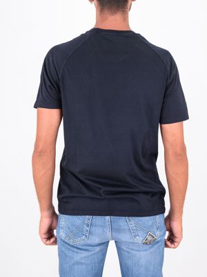 3. T-shirt à manches courtes en coton et lyocell pour homme Paul&Shark Bleu PAUL & SHARK 15311600