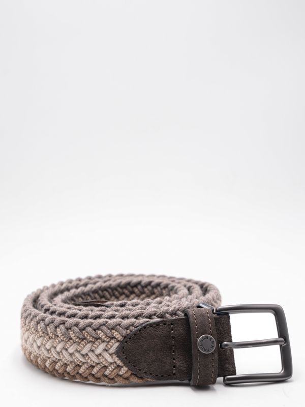1. Ceinture Paul&Shark en tissu élastique tissé avec bordure Beige PAUL & SHARK 15316013