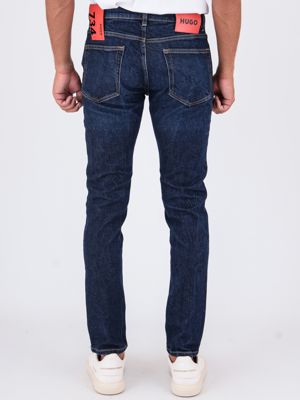 3. Jeans Uomo HUGO Slim Fit in Denim Stretch Blu Hugo 50542696