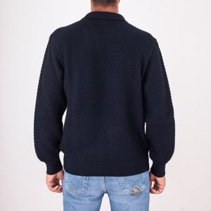 3. Paul&Shark Men's Wool Polo Collar Sweater Blue PAUL & SHARK 15311139